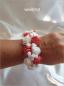 Preview: Längliches Blumenarmband für das Blumenkind oder die Brautjungfer