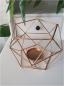 Mobile Preview: Teelichthalter geometrisch gold