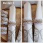 Preview: Serviettenringe aus Jute
