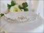 Preview: Silberfarbene Strass Tiara, Krone #3