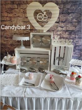 Vermietung - Candybar Zubehör, 28/32 Teile, 3 Varianten