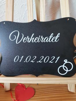 Leichte Kreidetafel mit Kordel