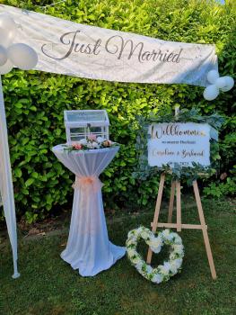 Vermietung - Banner Just Married