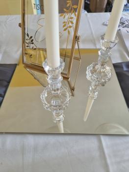 Vermietung - Glas Spiegelplatten viereckig
