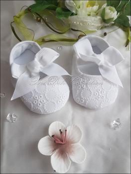 Babyschuhe, Taufschuhe , weiß