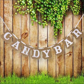 Candy Bar Girlande, Banner, Dekoration