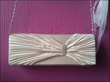 Clutch, Brauttasche, Farbe Ivory