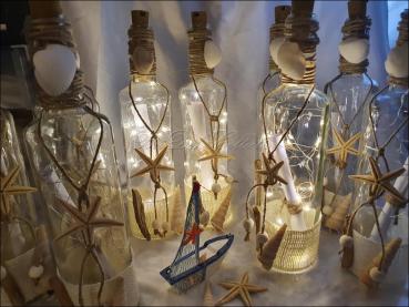 Leuchtflaschen maritim
