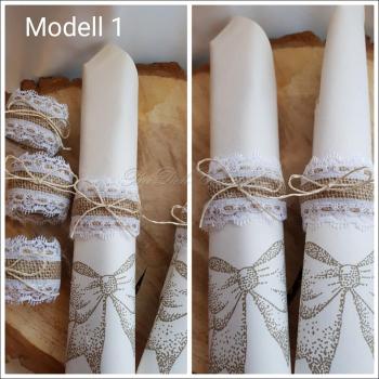 Serviettenringe aus Jute