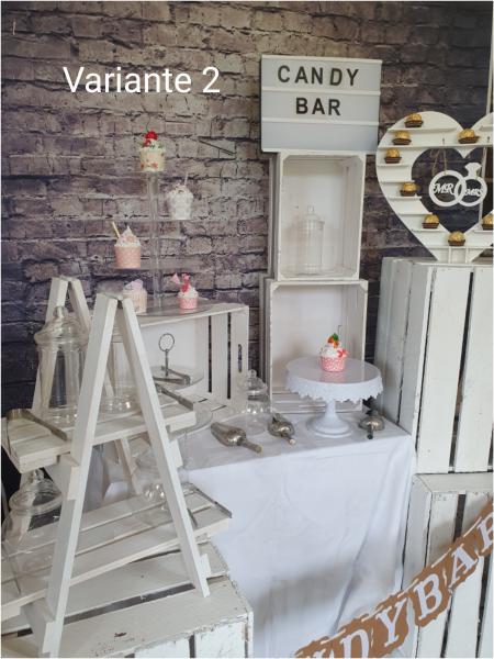 Vermietung - Candybar Zubehör, 28/32 Teile, 3 Varianten