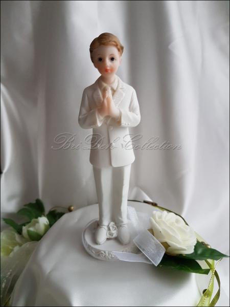 Cake Topper, Tortenfigur, Tischdekoration,  Junge zur Kommunion