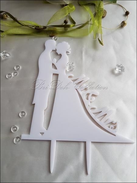 Tortenfigur Tortenaufsatz Cake Topper, weiß