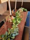 Vermietung - Eukalyptus Girlande für die Tischdekoration