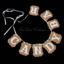 Candy Bar Girlande, Banner, Dekoration